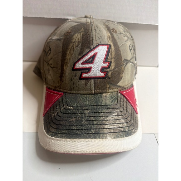 Nascar Other - NASCAR Kevin Harvick 4 RealTree Camo Hat Adjustable Baseball Cap Racing